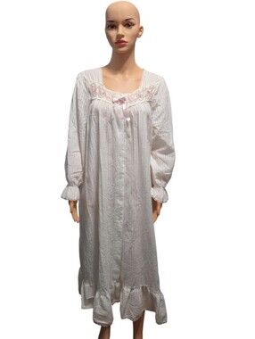 NWOT Willow Creek Vintage Victorian Long Prairie Lace Nightgown Sz S